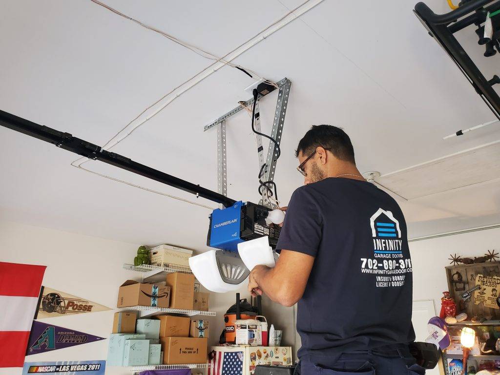 Garage door opener installation Las Vegas