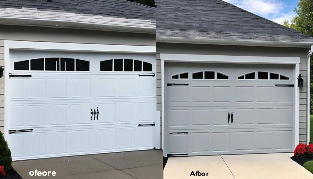 Garage door paint in summerlin