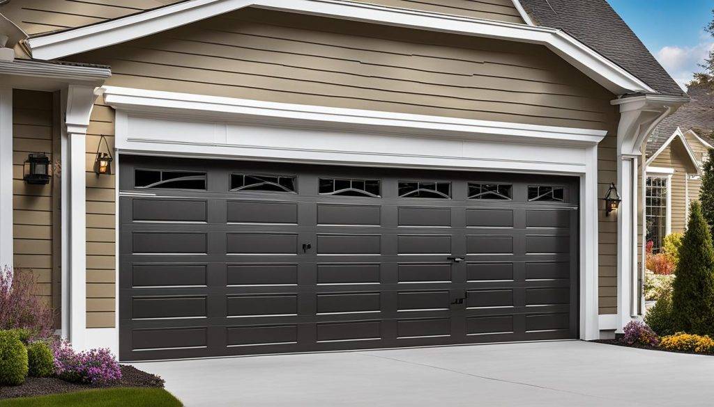 connected garage door options