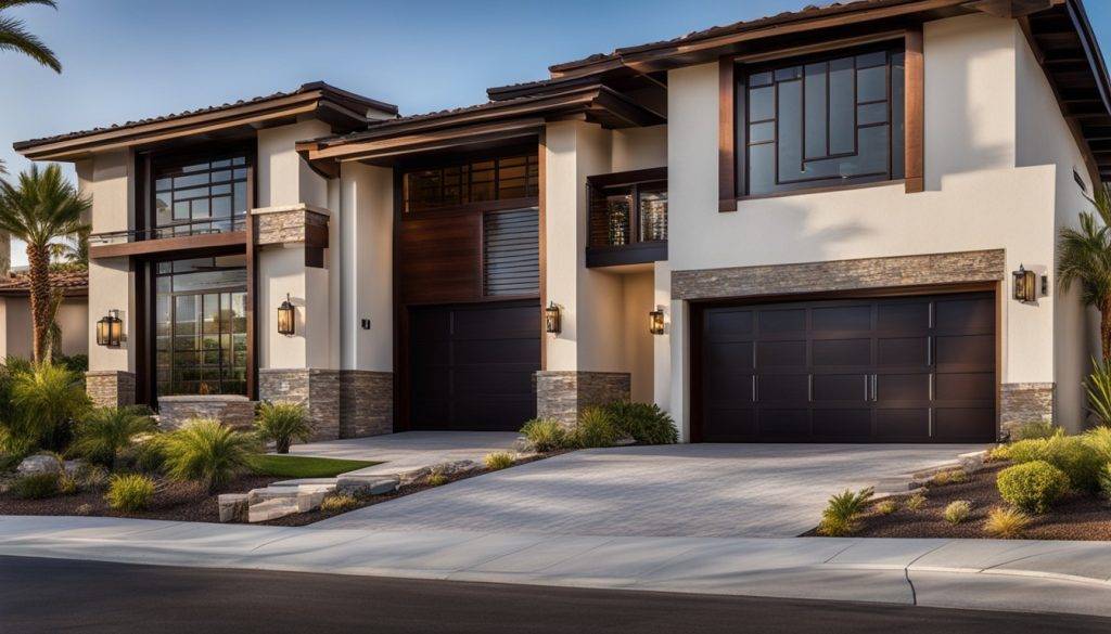 custom wood garage doors Las Vegas